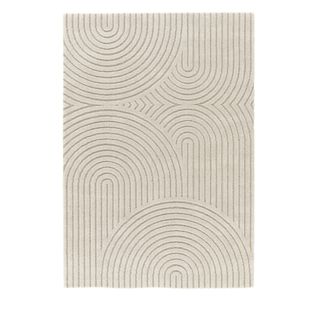 Tapis Contemporain à Motif Géométrique
