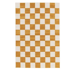 Addo I - Tapis Intérieur Et Extérieur à Motif Géométrique - Couleur - Jaune Moutarde, 120x170 Cm