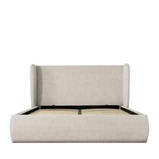 Lit Coffre En Tissu Bouclette 160x200cm