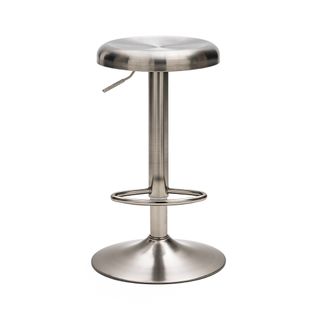 Tabouret De Bar Réglable En Métal H60-81cm