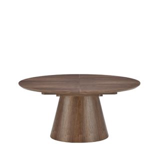 Table à Manger Extensible 6 à 8 Personnes Ovale En Bois