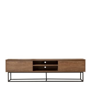 Meuble TV 2 Tiroirs En Panneaux De Particules L180cm