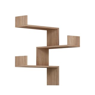 Étagère D'angle Murale En Bois L60cm