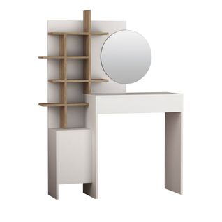 Coiffeuse 1 Tiroir Avec Miroir L71,50cm
