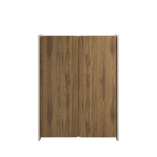 Buffet Haut 2 Portes En Bois H125cm