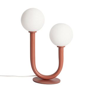 Lampe à Poser En Métal Et Verre
