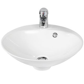 Vasque Ronde à Poser Resibol Ø 45 Cm - Blanc