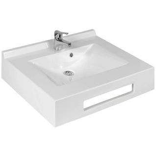 Vasque Suspendue Carrée Evidence 70 Cm - Blanc