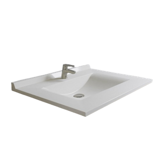 Plan Simple Vasque En Résine De Synthèse Resiplan - 70 Cm