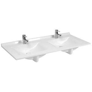 Plan Double Vasque En Résine De Synthèse Resiplan - 120 Cm