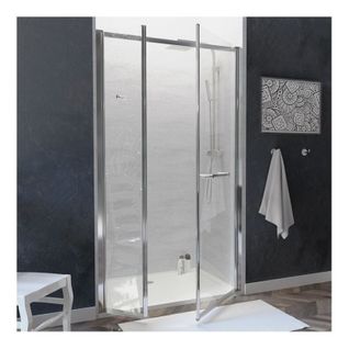 Porte De Douche 120 Cm Pivotante Double Porte - Oceane Pmr Gauche