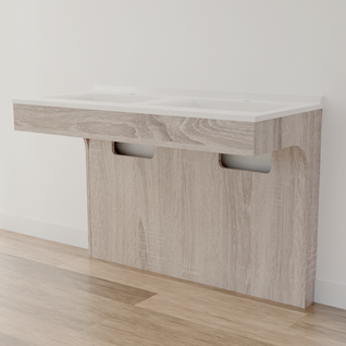 Meuble Double Vasque Pmr Altea 120 Cm - Cambrian Oak