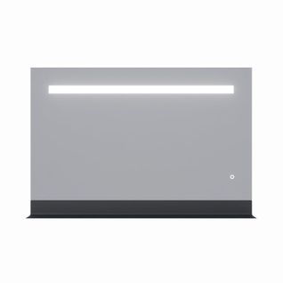 Miroir Lumineux Antibuée Etal 120x80 Cm Avec Tablette De Rangement