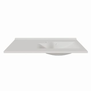 Plan Simple Vasque Déportée à Droite Resiloge - 90 Cm