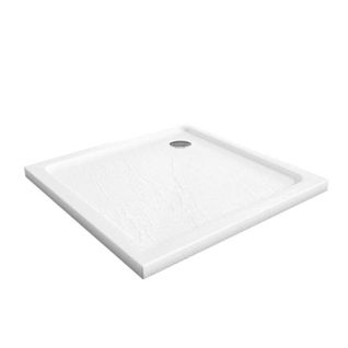 Receveur De Douche 90x90 Cm Acrylique Extraplat Crysta - Blanc