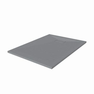 Receveur De Douche 120x90 Cm Extra Plat - Saphir- Gris Ciment