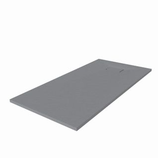 Receveur De Douche 160x90 Cm Extra Plat - Saphir- Gris Ciment