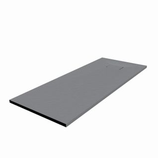Receveur De Douche 170x70 Cm Extra Plat - Saphir- Gris Ciment