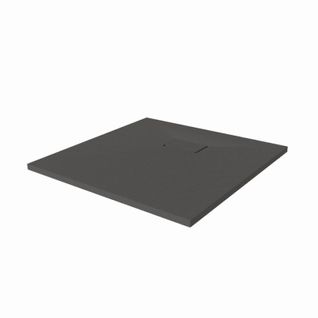 Receveur De Douche 100x100 Cm Extra Plat - Saphir- Gris Anthracite