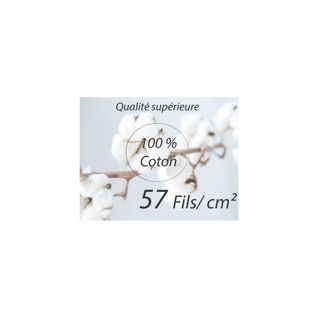 Parure De Draps 160x200 Cm Bel'or 100% Coton (4p)