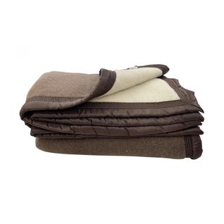 Couverture 100% Pure Laine Naturelle – Chaude, Douce Et Respirante - Idéale Pour L'hiver,