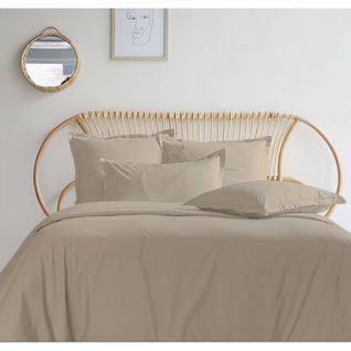 Housse De Couette 280x240 + 2 Taies 65x65 Cm – 100% Percale – Tissage Serré 80 Fils - Finition Rabat