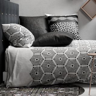 Housse De Couette 240x260 Cm Pavage Coton 57 Fils