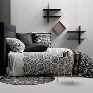 Housse De Couette 240x260 Cm Pavage Coton 57 Fils