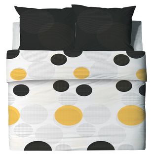 Housse De Couette 240x260 Cm - Stitchy + Taies Pur Coton