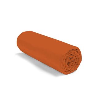 Drap Housse 90x190 Cm Cuivre - Terracota Bt 30 Cm