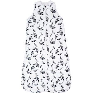 Gigoteuse Mousseline Bambou 6-24m 90 cm Imprimé Plumes