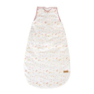 Gigoteuse Imprimée Petites Plumes - 90 Cm - Rose Clair