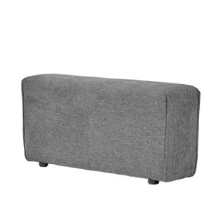 Accoudoir Pour Canapé Modulable En Tissu Gris Anthracite - Modulo