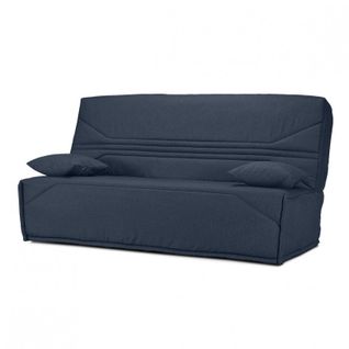 Clic Clac 130x190 Cm En Tissu Gris Foncé Et Matelas 14 Cm - Teodore