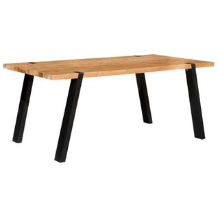Table L. 180 Cm En Bois De Teck Recyclé Et Pieds En Métal - Edwards