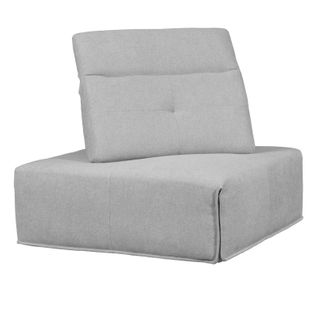 Angle Modulable Tissu Gris Clair Dossier Appui-tête Réglables - Living