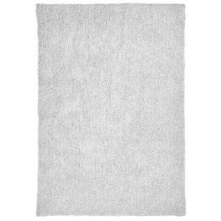 Tapis 200 X 300 Cm Shaggy à Poils Courts En Tissu Doux Blanc – Cosmos