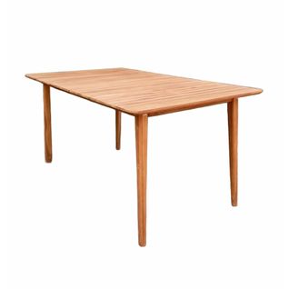 Table De Jardin Rectangulaire 150 Cm Bois De Teck Massif - Ancolie