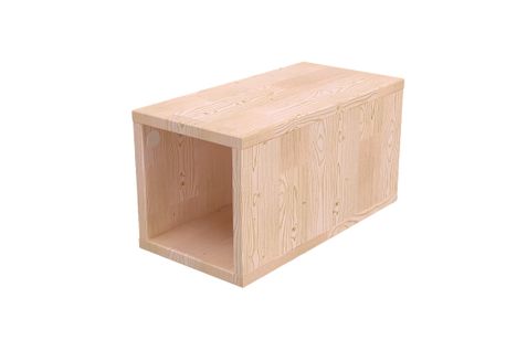 Cube De Rangement Bois 25x50 Cm