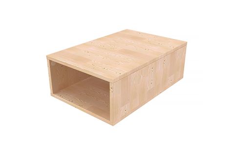 Cube De Rangement Bois 75x50 Cm