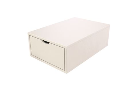 Cube De Rangement Bois 75x50 Cm + Tiroir