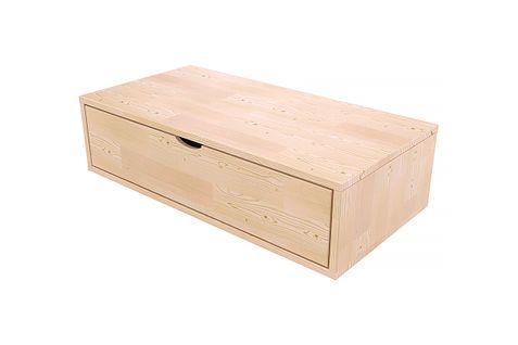 Cube De Rangement Bois 100x50 Cm + Tiroir