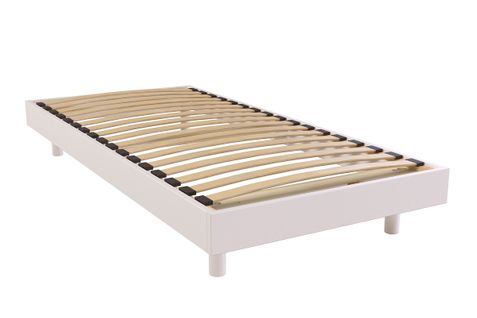 Sommier à Lattes 1 Place Bois Kit France - 80x200