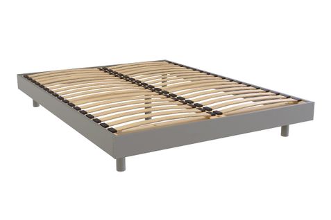 Sommier à Lattes 2 Places Bois Kit France - 140x200