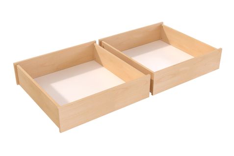 Lot De Tiroir Sous Lit En Hêtre Massif