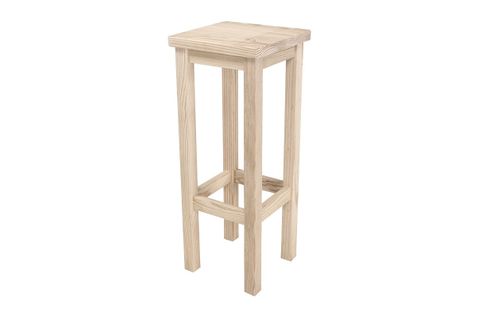Tabouret De Bar En Bois Droit