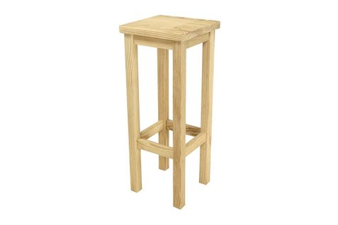 Tabouret De Bar En Bois Droit