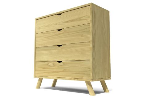 Commode Scandinave En Bois Massif Viking