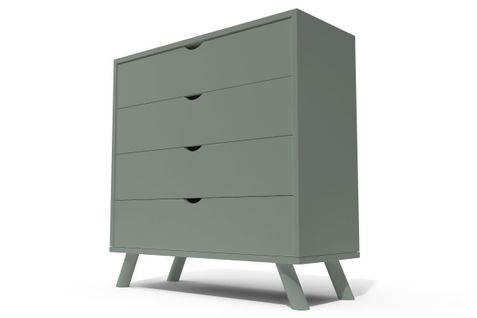 Commode Scandinave En Bois Massif Viking