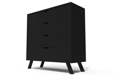 Commode Scandinave En Bois Massif Viking